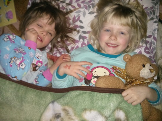 sisters early in the morning